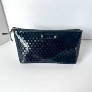 Kate Spade Glossy Black Clutch / Cosmetics Bag